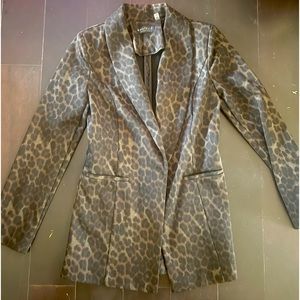 Bagatelle Collection Animal Print Blazer